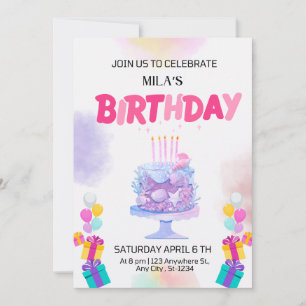 Birthday Invitation Card
