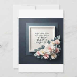 BIRTHDAY INVITATION CARD