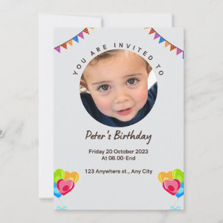 Birthday Invitation Card
