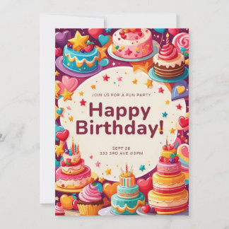 BIRTHDAY INVITATION CARD