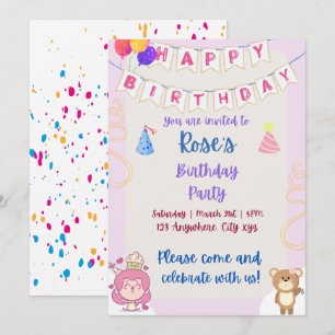 Birthday Invitation for kids