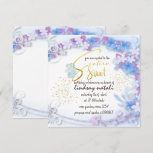 Birthday Invitation Sixteen Per Year