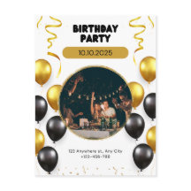 Birthday invitations
