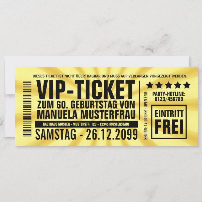 Birthday invitations Birthday (Front)