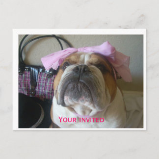 Birthday  invitations postcards