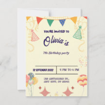 birthday invite