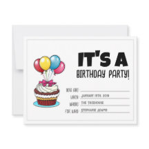 Birthday Invite | Custom Customizable Invitation
