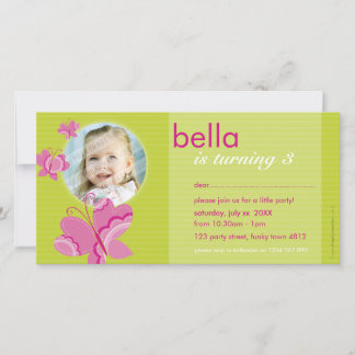 BIRTHDAY INVITE PHOTOCARD :: flutterbybutterfly 4