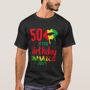 Birthday Jamaica 30th 50th Party Outfit 2024 Long  T-Shirt