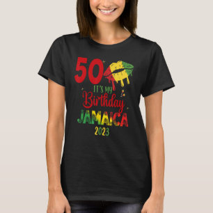 Birthday Jamaica Girl 30th 50th Party Outfit Match T-Shirt