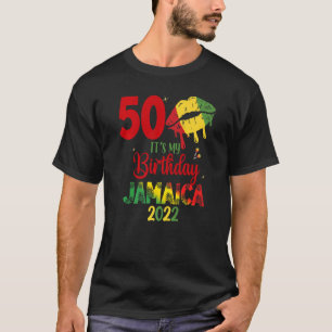 Birthday Jamaica Girl 30th 50th Party Outfit Match T-Shirt