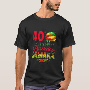 Birthday Jamaica Girl 30th 50th Party Outfit Match T-Shirt