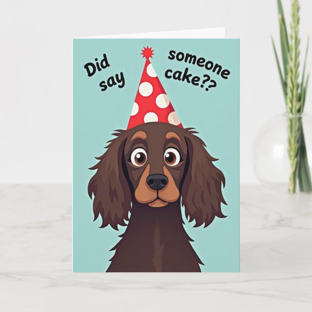 Birthday Joy Dog Card (Front)