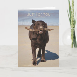 Birthday-Just For You Card