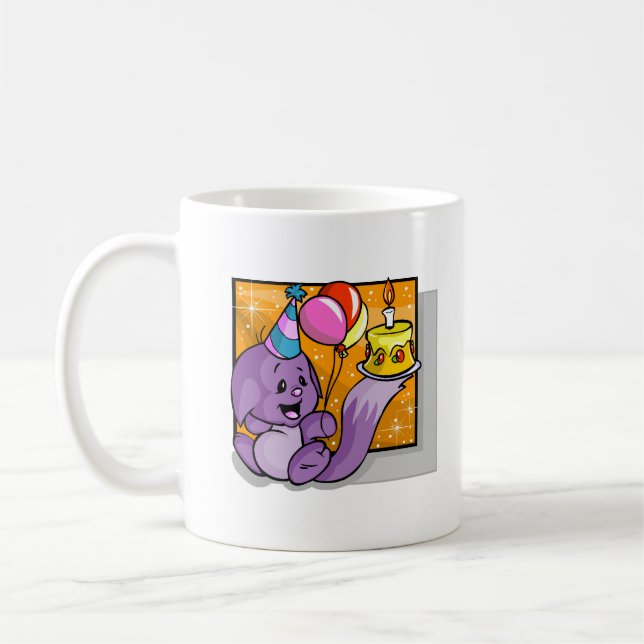 Birthday Kacheek Coffee Mug (Left)