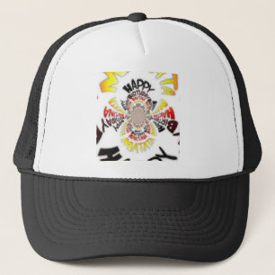 Birthday Kaleidoscope Art Print Trucker Hat