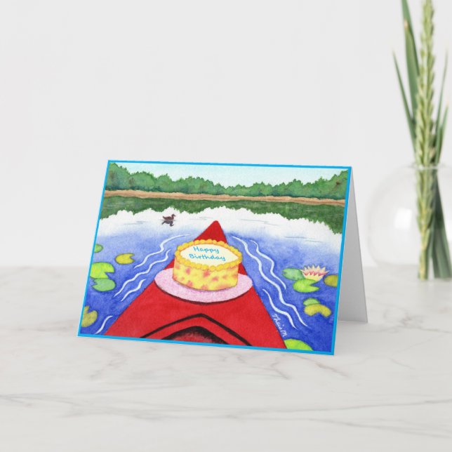 Birthday Kayak Card (Front)