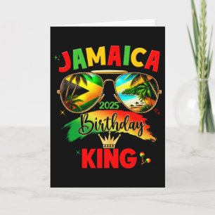 Birthday King 50th Jamaica 2025 Card