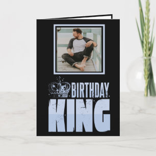 Birthday King Happy Birthday Card