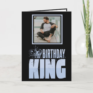 Birthday King Happy Birthday Card