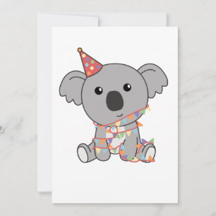Birthday Koala For Kids A Birthday Holiday Card