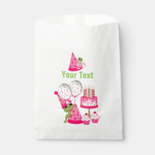 Birthday *-  Kraft Favour Bags