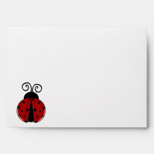 Birthday Lady Bug Envelope