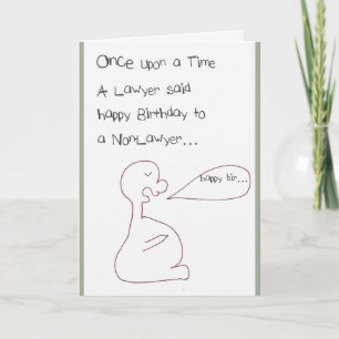 Birthday - Lawyers & Card
