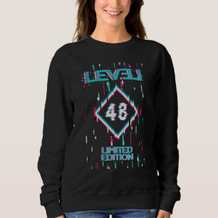 Birthday Level 48 Years Gaming Used Sweatshirt