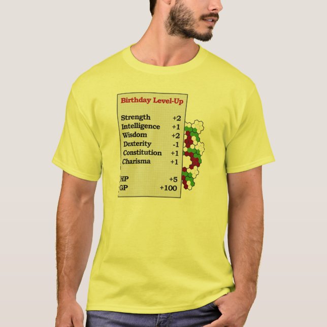 Birthday Level-Up T-Shirt (Front)