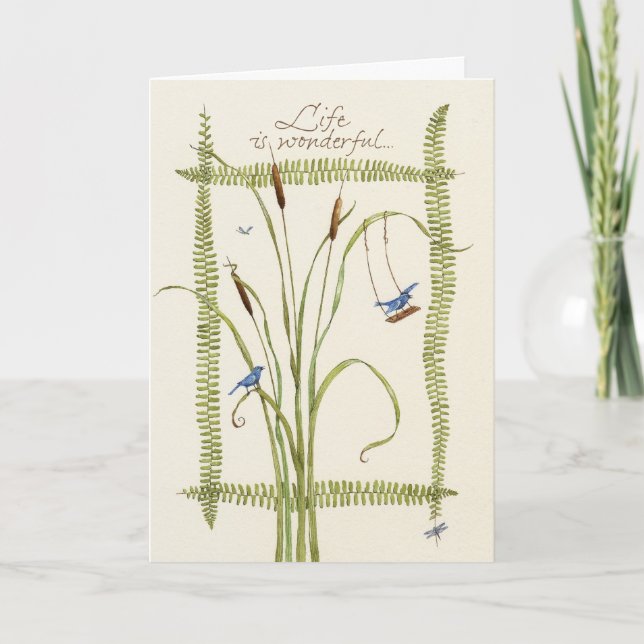 Birthday/Life is Wonderful Card (Front)