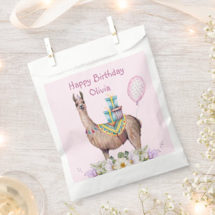 Birthday Llama Favour Bags