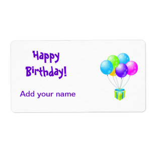 Birthday Lollipop Tags Party Favours Wrapper
