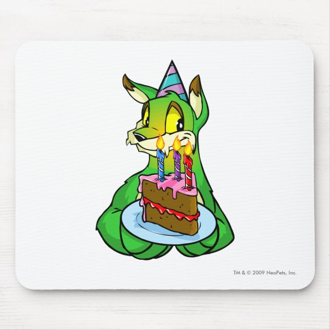 Birthday Lupe Mouse Mat (Front)
