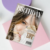 Birthday Magazine Cover Photo