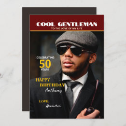 Birthday Magazine Photo Cover Personalise Card
