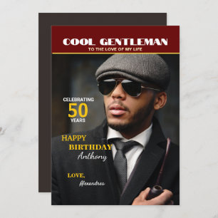 Birthday Magazine Photo Cover Personalise Card
