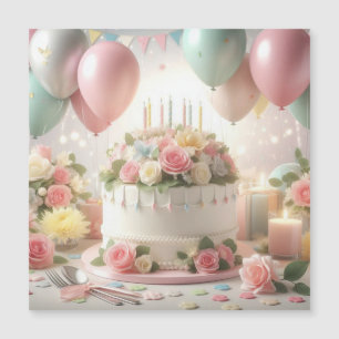 Birthday Magnetic Invitation