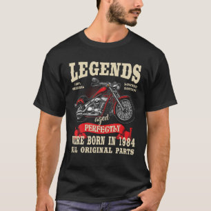 Birthday Man Biker Gift Motorcycle Chopper 1984 T T-Shirt