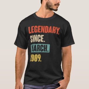 Birthday March 14th Decoration 14 Years Old Vintag T-Shirt