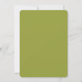 Birthday Martini Party On White Invitation (Back)