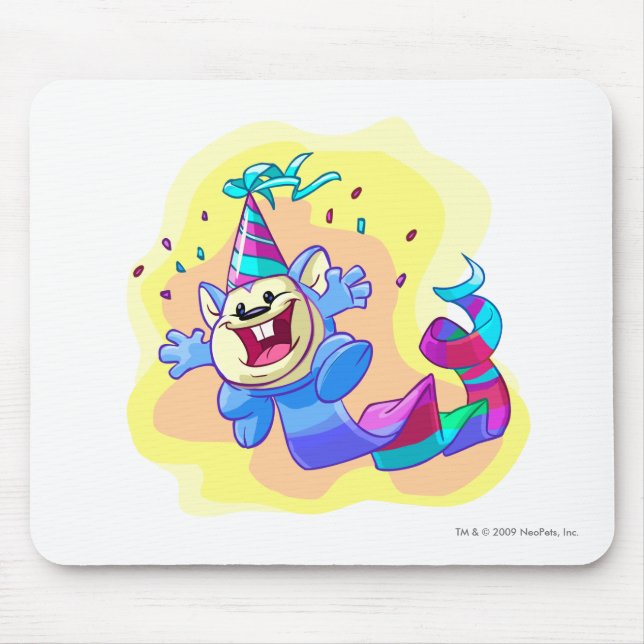 Birthday Meerca Mouse Mat (Front)