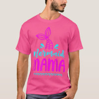 Birthday Mermaid Mama Matching Family for Mum Beac