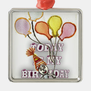 Birthday Metal Tree Decoration