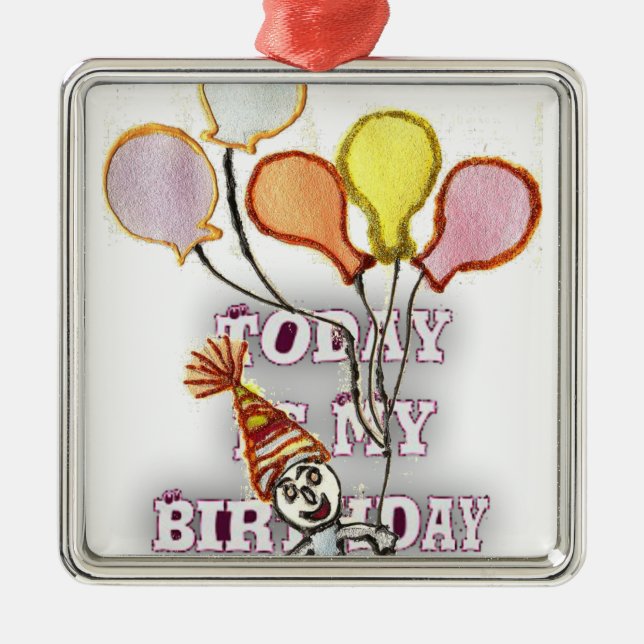 Birthday Metal Tree Decoration (Front)