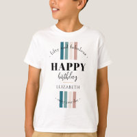 Birthday Minimalist design in pastel colours