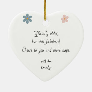 Birthday Moments Captured Photo & Message Ornament