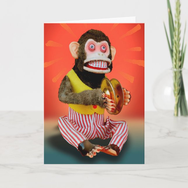 Birthday Monkey Card (Front)