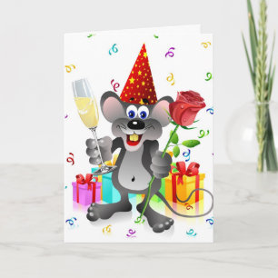 Birthday Mouse Card
