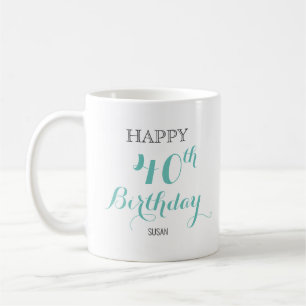 Birthday Mug for lady with customised age